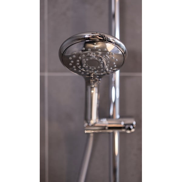 Energiasäästlik kroomitud dušiotsik Automatic, ø 11 cm - Wenko-image-1