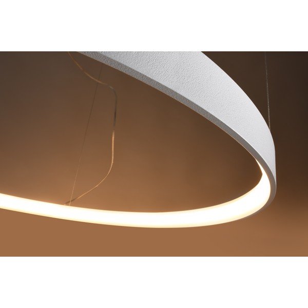 Must alumiiniumist LED-rippvalgusti ø 78 cm RIO - Thoro-image-3