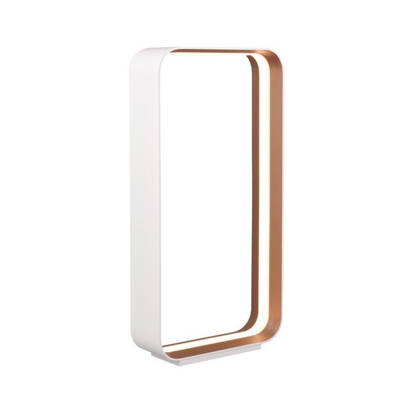 Valge LED lauavalgusti hääle/mobiilirakendusega ja metallist varjuga (kõrgus 61 cm) Cizione - CINQUE-image-2