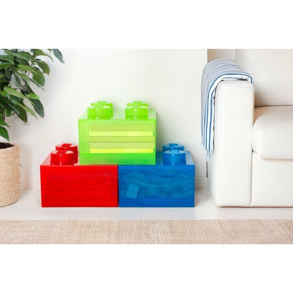Roheline plastikust laste hoiukast 25x25x18 cm - LEGO®-image-4
