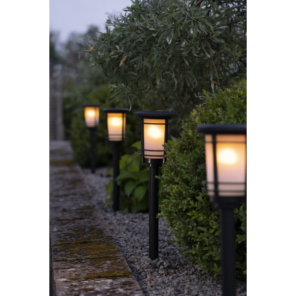 Välitingimustes kasutatav päikesepaneeliga LED-valgusti, kõrgus 53 cm Flame - Star Trading-image-1