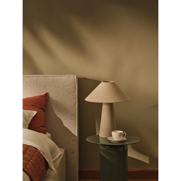 Kreemikas polsterdatud voodi peats 249x100 cm Olivia – Micadoni-image-2