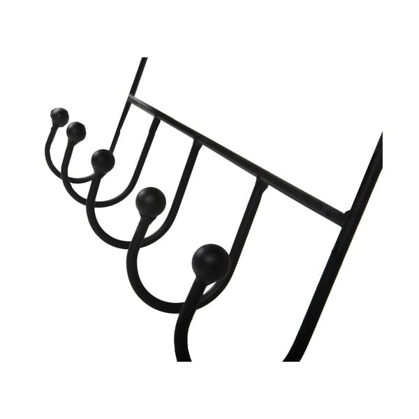 Must metallist seinanagi koos riiuliga 42 cm Almeria - Garden Pleasure-image-2