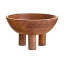 Naturaalset värvi puidust kauss, läbimõõduga 27 cm Kara - Premier Housewares