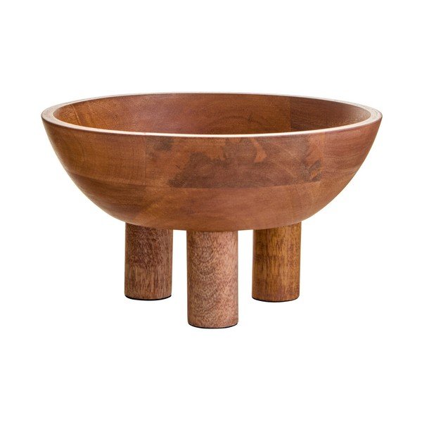 Naturaalset värvi puidust kauss, läbimõõduga 27 cm Kara - Premier Housewares