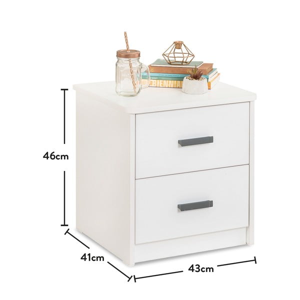 Valge öökapp Classic - Kalune Design-image-1