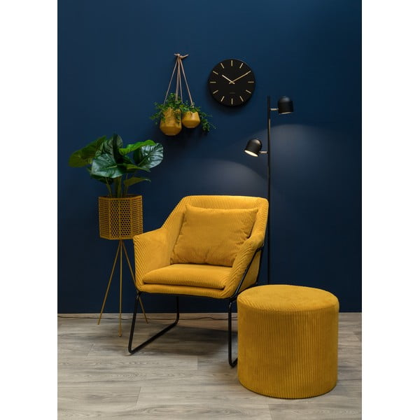 Kollane kordvillane tugitool Glam - Leitmotiv-image-1