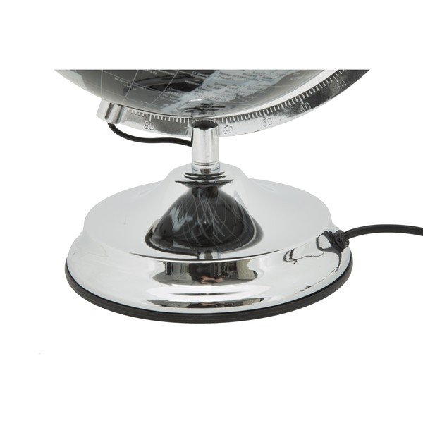 Stolní lampa ve tvaru glogusu Mauro Ferretti Globe Silver, ø 25 cm-image-2