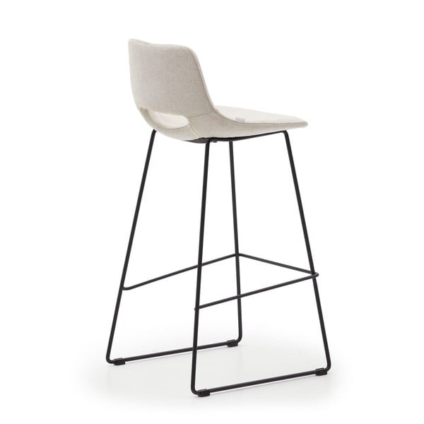 Beež baaritool (istme kõrgus 76 cm) Zahara - Kave Home-image-2