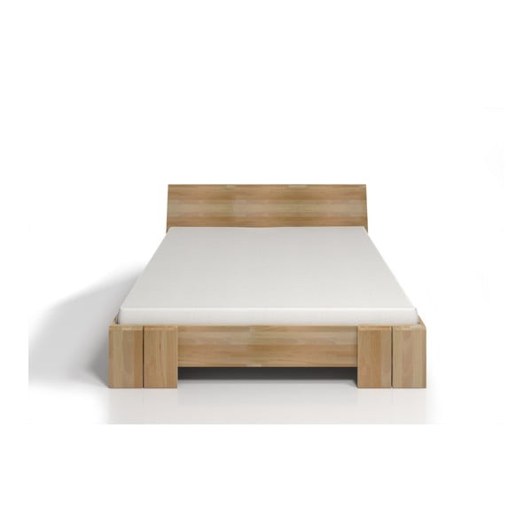 Dvoulůžková postel z bukového dřeva s úložným prostorem SKANDICA Vestre Maxi, 140 x 200 cm-image-1