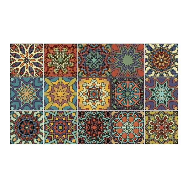 15 dekoratiivse seinakleebise komplekt La Plata - Ambiance-image-2