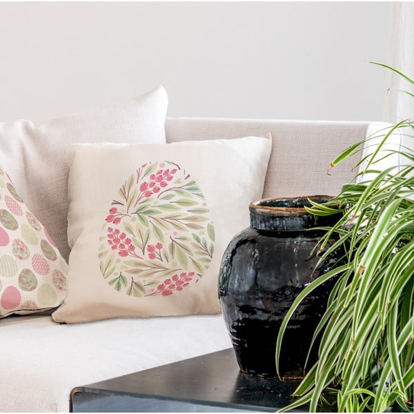 Puuvillane padi II, 45 x 45 cm Spring Eggs - Butter Kings-image-1