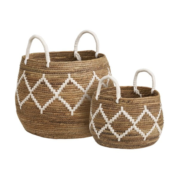 Vitstest korvid komplektis 2 tk ø 41x32 cm Altea – House Nordic-image-3