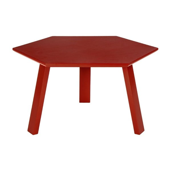 Konferenční stolek Hexagon Red, 47x37x47 cm