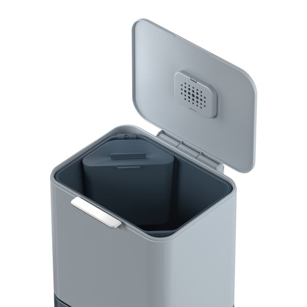 Prügikast sorteeritud jäätmete jaoks 30l + 30l Totem Max Sky - Joseph Joseph-image-4