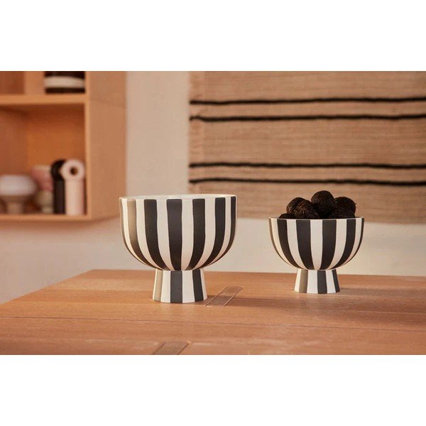 Mustvalge kivist serveerimiskauss Toppu - OYOY Living Design-image-3