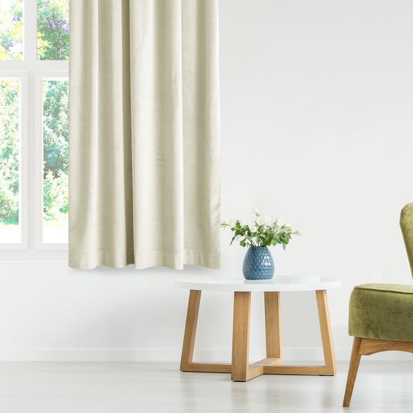 Kreem sametist pimendav kardin 140x245 cm - Restilo-image-4