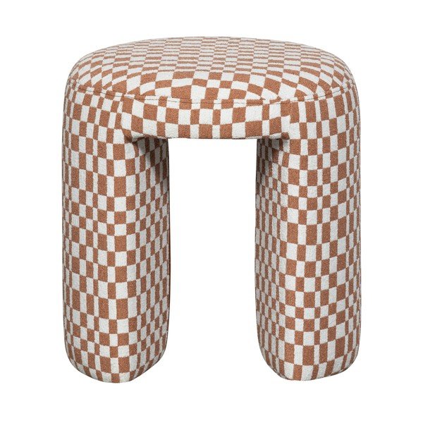 Oranž polsterdatud tool Charlie - WOOOD