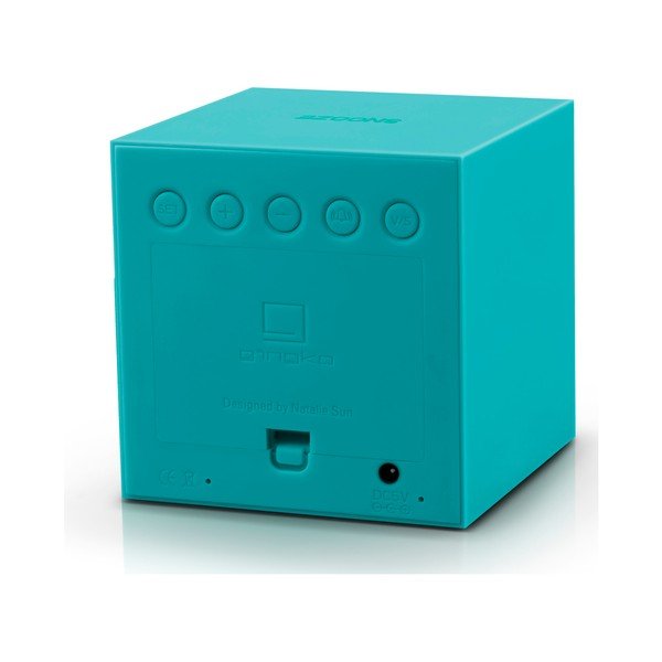 Türkiissinine LED äratuskell Gravity Cube Gravity Cube Click - Gingko-image-4