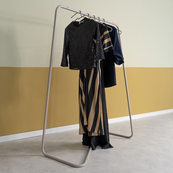 Hallikaspruun terasest riidestange 118x160x57 cm Hang-On - Spinder Design-image-1