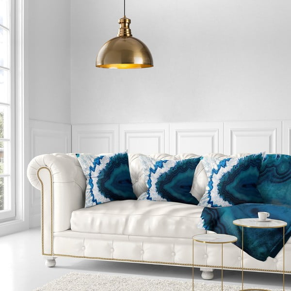 Kuldne rippvalgusti metallist varjuga ø 40 cm Berceste - Opviq lights-image-3