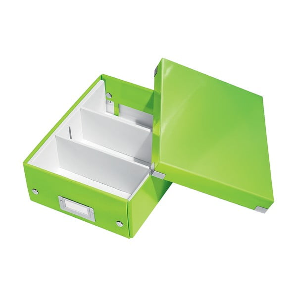Roheline pappkast koos kaanega Click&Store - Leitz