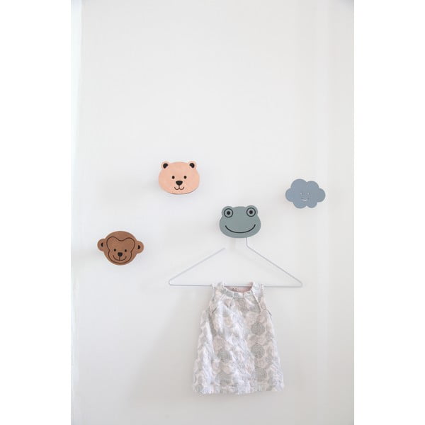 Hallikasroheline terasest seinakonks Frog Dot Nupo - LIND DNA-image-1