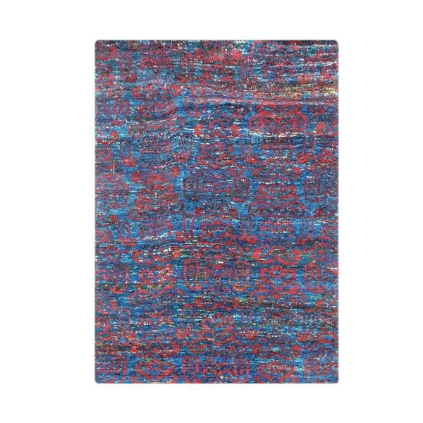 Ručně tkaný koberec Ikat H8 Blue, 160x230 cm