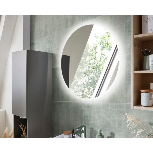 Valgustusega seinapeegel ø 70 cm Quickset 393 - Pelipal-image-1