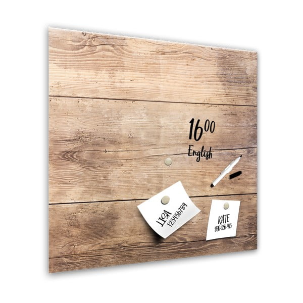 Magnettahvel Styler Wood, 30x30cm-image-1
