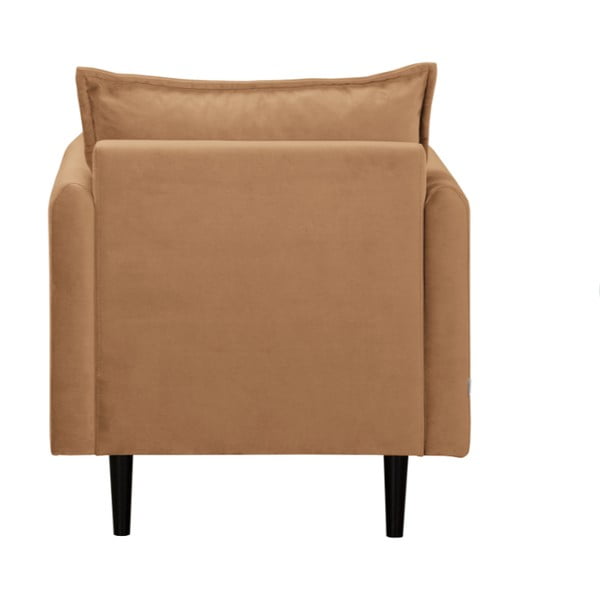 Pruun sametist tugitool Juli - Ropez-image-3