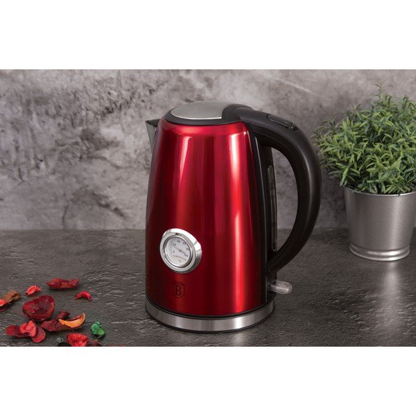 Punane veekeetja 1,7 l Burgundy Metallic Line - BerlingerHaus-image-2