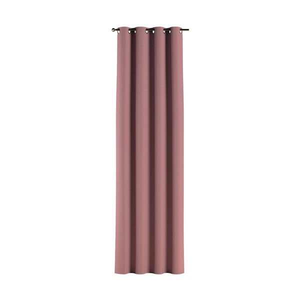 Roosa kardin 260x130 cm Cotton Story - Yellow Tipi-image-2