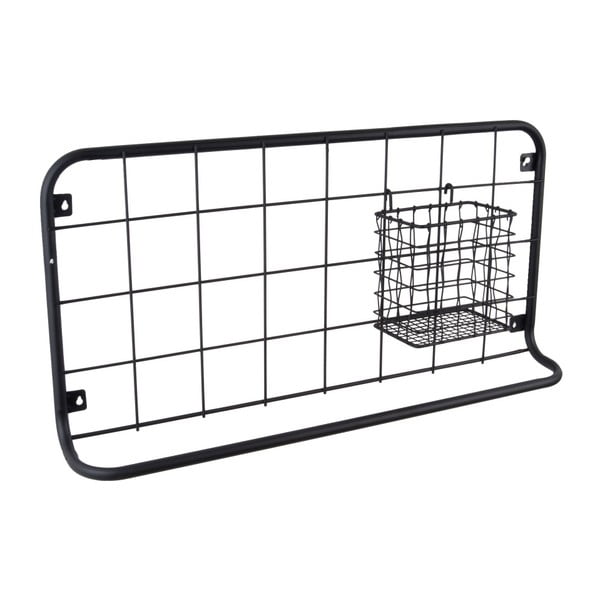 Musta värvi seinakorraldaja Open Grid - PT LIVING-image-2