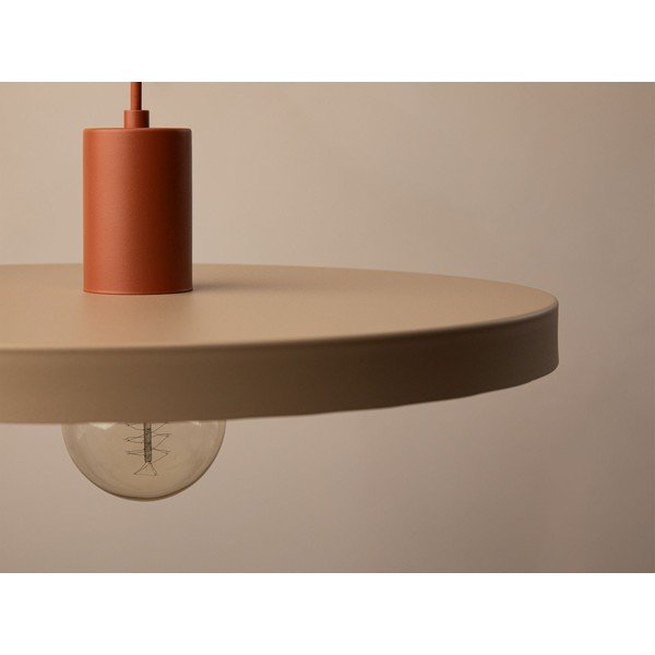Helepruun metallist ripplamp ø 40 cm Ori - Micadoni-image-1