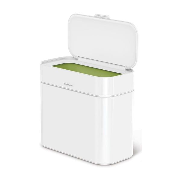 Valge konteiner kompostitavate jäätmete jaoks 4 L - simplehuman