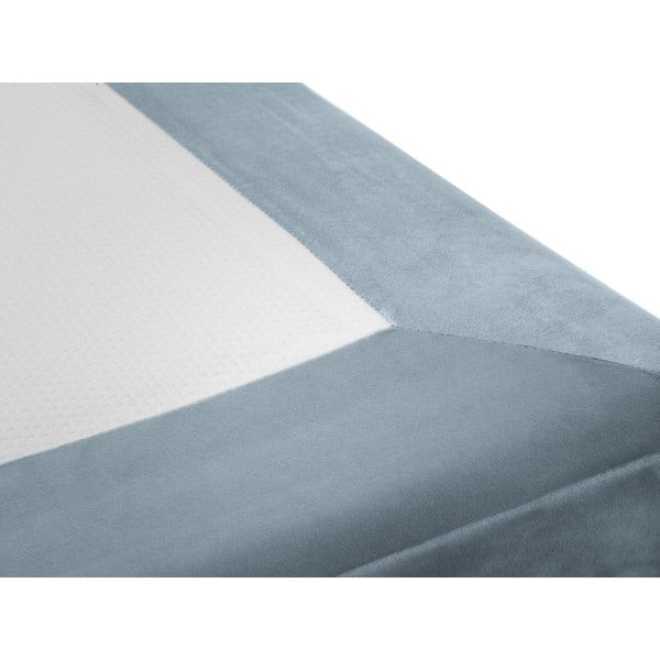 Helesinine sametist üheinimesevoodi , 90 x 200 cm Lia - Cosmopolitan Design-image-4