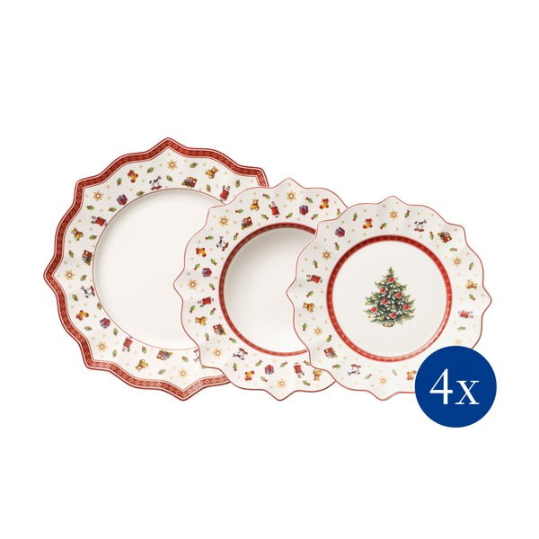 12 portselanist jõulutaldriku komplekt Toy's Delight - Villeroy&Boch