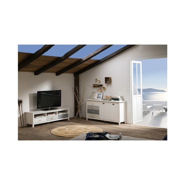 TV komoda z masivního borovicového dřeva Marckeric Daniela-image-2