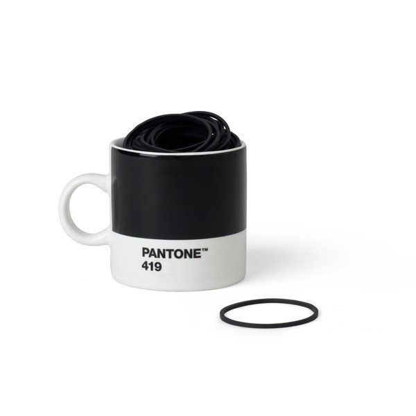 Must keraamiline espressokruus 120 ml Espresso Black 419 - Pantone-image-1