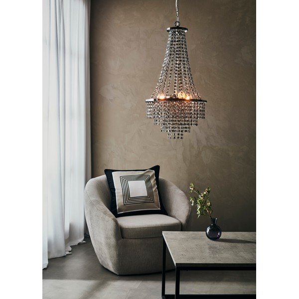 Must rippvalgusti Lühter, ø 38 cm Allington - Markslöjd-image-1