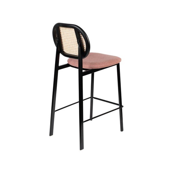 Must/heleroosa baaritooli 94 cm Spike - Zuiver-image-4