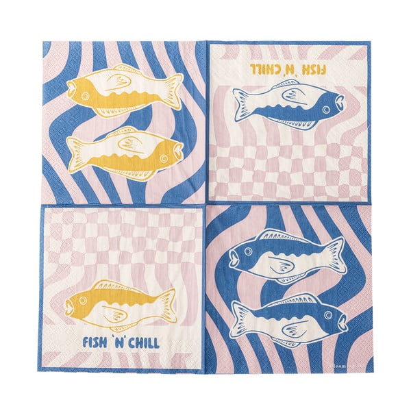 Pabersalvrätikud 20tk komplektis 33x33 cm Remy - Bloomingville