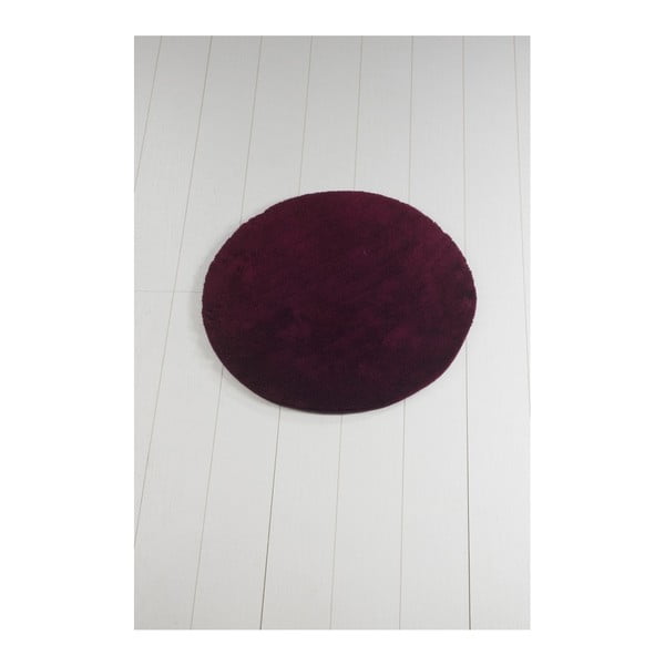 Tmavě fialová koupelnová předložka Colors of Cap, ⌀ 90 cm