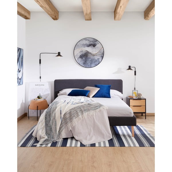 Must seinavalgusti ø 20 cm Aria - Kave Home-image-2