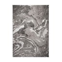 Hall-hõbedane vaip 200x290 cm Marbled - Flair Rugs