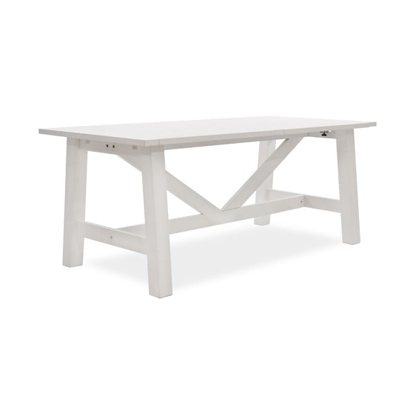 Jídelní stůl Idallia White, 180x90 cm