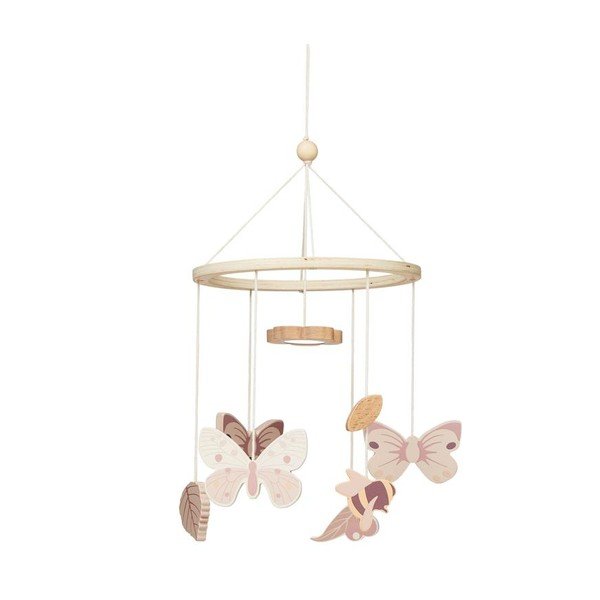 Võrevoodi kohal rippuv karussell Butterflies - Cam Cam Copenhagen
