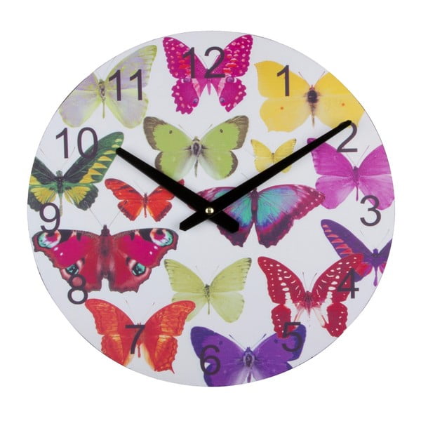 Nástěnné hodiny 8mood Butterflies