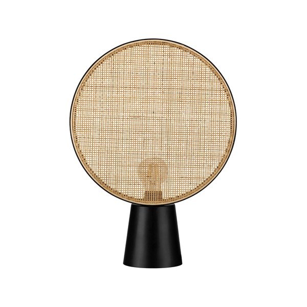 Matt must/naturaalsest metallist laualamp (kõrgus 48,5 cm) Tierra - Nova Luce